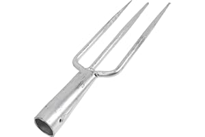 ibasenice Iron Fork Fishing Tool Garden Weeder Tip for Fishing Toasting Gardening Compact Outdoor Equipment for Easy Carrying