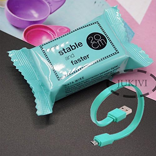 20cm Micro USB Candy Cable Cord Line Data Charger for iPhon 6,6s, 7 /Green