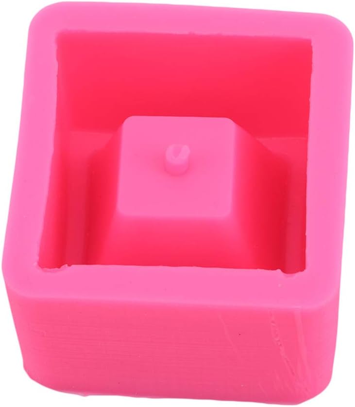 YSINFOD Square Flower Pot Mould Gypsum Cement Fleshy Plant Flower Pot Silicone Mould Classic DIY Cactus Planter Mold