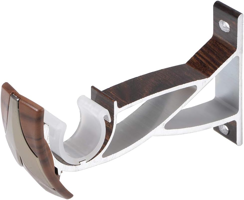 Amazon Com Uxcell Curtain Rod Bracket Aluminum Alloy Single