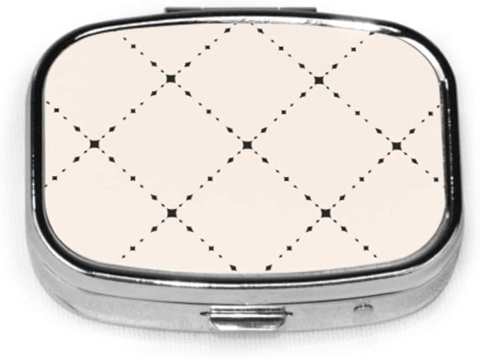 Cross Line Cure Fine Mens Pocket Pill Box Cases for Pills