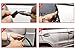 ILOVA Door Edge Guard Trim Molding Durable Fits Most Cars Virtually Invisible Easy D.I.Y. Installation Internal Double Sided Tape No Tools Needed Protected Lining 13ft Black