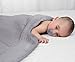Verabella Newborn Quilt Baby Soft Blanket Reversible Crib Quit Blanket, Grey
