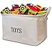 HALOFUN OrganizerLogic Toy Storage Bins Beige - Blue - 22