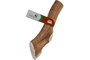 Elkhorn Premium Chews - Giant Whole Single Pack (for 75+ lb Dogs) Premium Grade Elk Antler for Dogs (1 Piece) Sourced in The USA