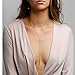 Y Layer Simple Bar Pendant Necklace Center Long Lariat Chain for Women Jewelry