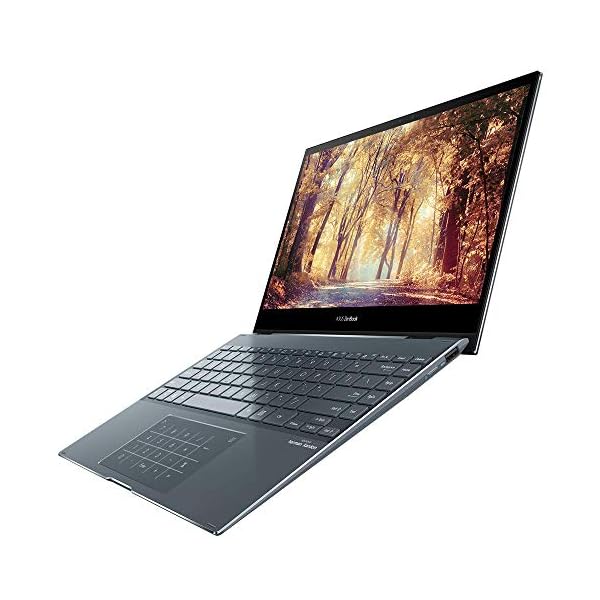 ASUS ZenBook Flip UX363EA Full HD 13.3" Touchscreen Laptop (Intel i7-1165G7, 16GB RAM, 512GB PCIe SSD, Windows 10) - Includes LED NumberPad, Pine Grey