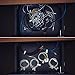 CLOOP Cord Keeper – 6Pcs Large Magnetic Cable Organizer – Charging Cord Organizer – Ideal for Cable Management, Headphones, USB – Patented Design – Practical and User-Friendly – (Fluo Colors)