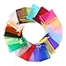 DECORA 4x6 Inch 20 Colors Organza Drawstring Bags Wedding Favour Mesh Bags for Gift Mini Jewelry Candy Pack of 120