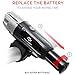 Bike Lights for Night Riding, USB Rechargeable Shark 550R Ultra Bright LED Bike Lights Front and Back Safety Tail Light Included, Bicycle Light Compatible with Mountain, Road, Kids & City Bicycles