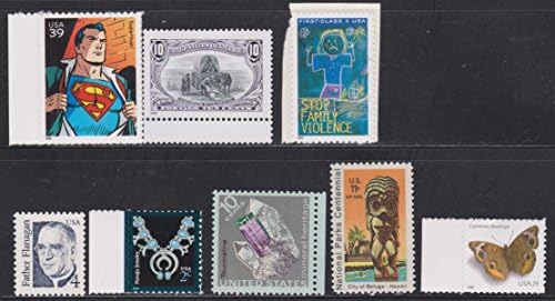 Superman Stop Family Violence Father Flanagan Jewelry Tourmaline Hawaii Butterfly US Postage Stamps
