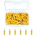Elcoho 50 Pieces Stainless Steel Corn Holders Corn on The Cob Holders Prong Skewers with Storage Box