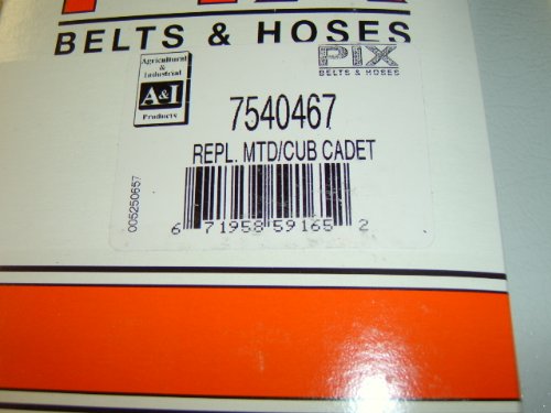 754-0467, 954-0467 Replacement belt made to FSP specs., For MTD, Cub Cadet, Troy Bilt, brown, YardMan