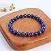 Cherry Tree Collection Natural Semi Precious Gemstone Beaded Stretch Bracelet 8mm Round Beads 7