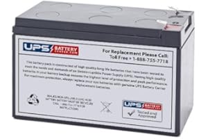 CSB XTV1272 12V 7.2Ah Valve Regulated Lead Acid Battery Replacement - F2 Terminal -Faston Tab 250