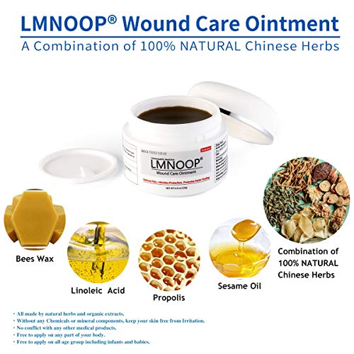 LMNOOP® Wound Care Bed Sore Cream, Organic Bedsore Ointment, Bed Sores Treatment, Faster Wound