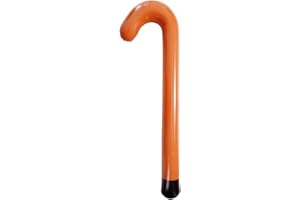 Jmkcoz Inflatable Cane Fake Cane for Halloween Costume 100 Days of School Old Man Costume 100th Days of School Old Lady Costume Grandma Costume Accessories Prop