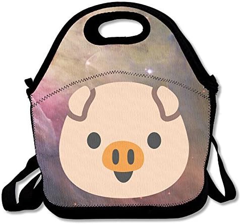 Pig Cool Bag Storage Bag With Zipper And Adjustable Crossbody Strap