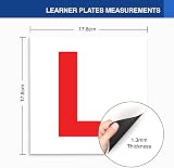ARVO 2 Pack Magnetic L Plates 178mm x 178mm UK Road Legal Learner Signs view 3