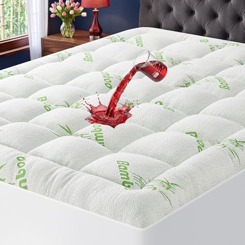 Waterproof Bamboo Viscose Twin XL Mattress Topper