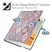 iPad 9.7 2018/2017, iPad Air 2, iPad Air Case - 360 Degree Rotating Stand Protective Cover with Auto Sleep Wake for Apple New iPad 9.7 inch (6th Gen, 5th Gen) / iPad Air 2013 Model（Polygon Pattern）