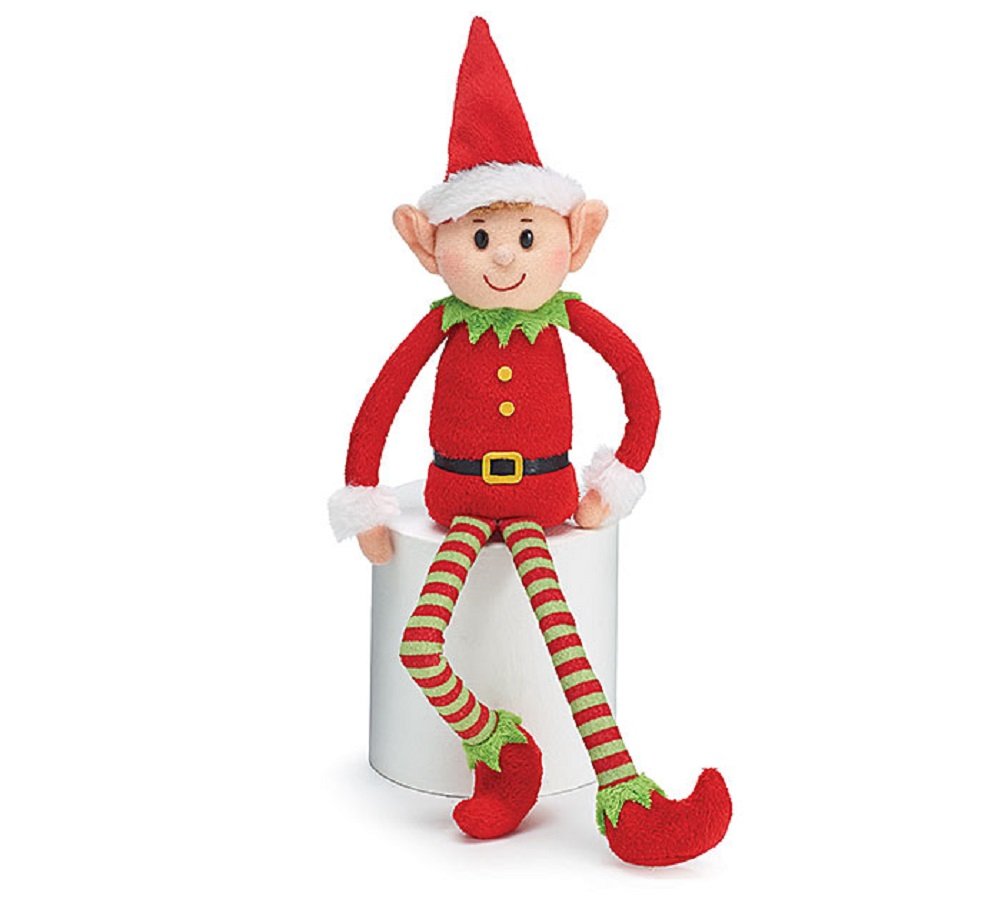 Burton & Burton Plush Little Elf Soft Stuffed Santa Helper Christmas Gift