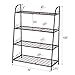 FaithLand 4-Tier Indoor/Outdoor Metal Plant Stand, Flower Pots Holder, Plant Display Rack, Stand Shelf, Shoe Organizer, Utility Storage Organizer Rackthumb 3