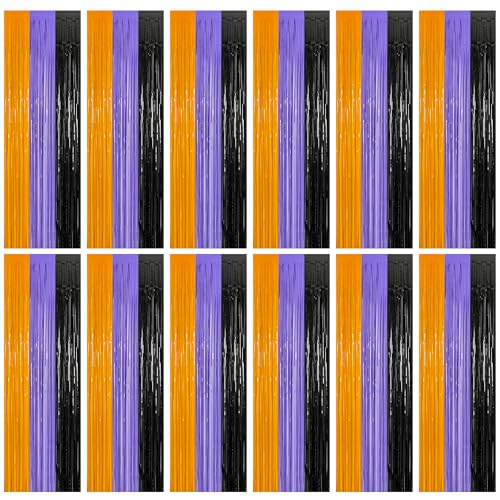 ZATAYE Halloween Foil Curtain Decorations