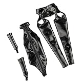 Jili Online 1/6 Scale Female Leather Corset Tights for 12'' Kumik Phicen Hot Toys Clothes