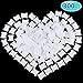 300 Pcs Plastic Floss Bobbins for Embroidery Floss Organizer, Cross-Stitch Bobbins Card Thread Holder, Craft DIY Sewing Storage