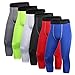 Etopsell Men's Skin Fit Quick Dry Running Leggings 3/4 Compression Capris Pants