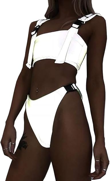 reflective bathing suit top