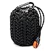 The Friendly Swede Paracord Pouch – Premium Emergency Shelter Survival Kit with Rescue Blanket and Sleeping Bag - Survival Bag with Survival Blanket for Ultralight Backpacking, Car & Tactical Tent