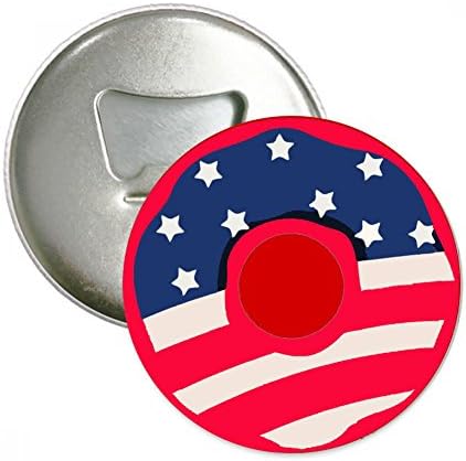 JBAAA Doughnut usa Drinking Beer Bottle Opener Multi-function Refrigerator Magnet