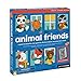 Petit Collage Animal Friends Children’s Board Game – Classic Family Game of Deduction, Ideal for 2 Players, Ages 4-8 – Guessing Game with Double-Sided Board Game – Makes Great Gift Idea