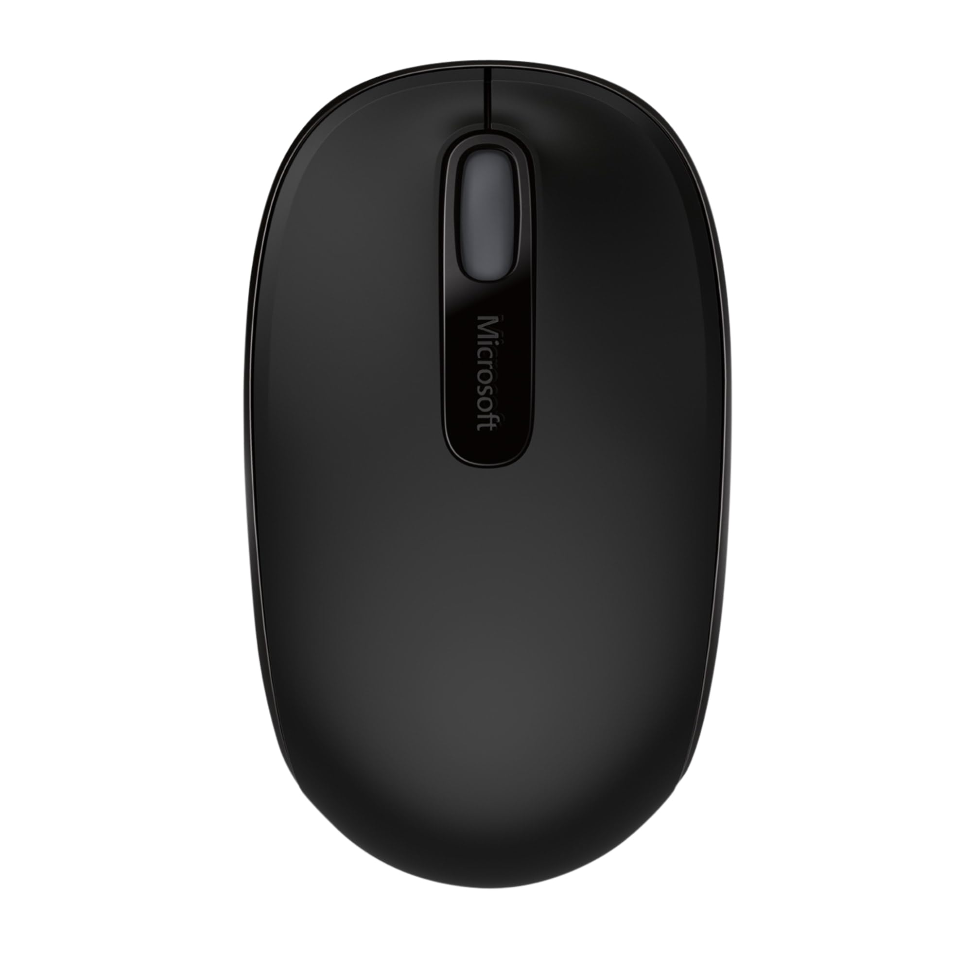 Microsoft Wireless Mobile Mouse 1850 - Black - Comfortable Right/Left Hand Use, Wireless Mouse with Nano transceiver, for PC/Laptop/Desktop, works with Mac/Windows 8/10/11 Computers