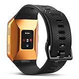For Fitbit Ionic Bands, Marval Power Soft TPU Replacement Fitness Accessory Sport Straps Wristband for Fitbit Ionic Smartwatch Men Women, Large Small(Black, Large)
