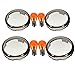 PerfecTech Motorcycle Smoked Turn Signal Lens Bullet Amber Bulb for Harley Davidson 2002-2013