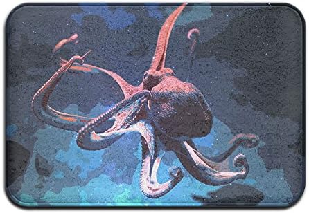 Octopus Home Life Flannel Non-Slip BathroomRug Mats Set 3 Piece Antibacterial
