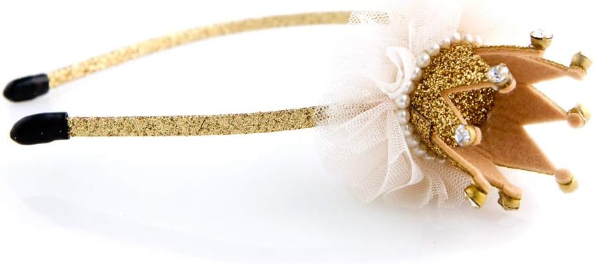 GLITTERFIT Girls Birthday Crown Headband, Halloween Costumes, Princess Headband, Party Headband for Kids