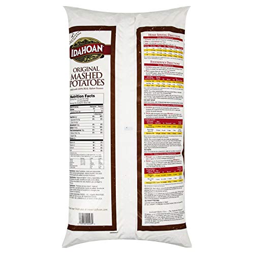 Idahoan Original Mashed Potatoes, Made with Naturally GlutenFree 100