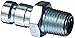 Parker Hannifin PD343 Series PD Steel Test Port and Diagnostic Equipment Quick Nipple with Male Pipe Thread, 1/8