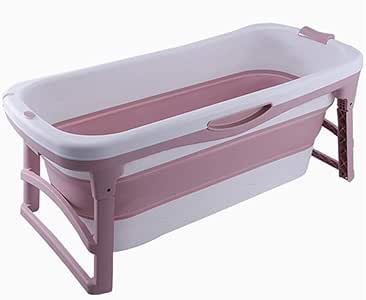 Amazon.com: ESSEASON Folding Bathtub Adult Portable Bathtub Large