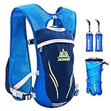 AONIJIE Running Hydration Vest, Hydration Backpack for Women and Men, Lightweight Trail Running Backpack 5.5L