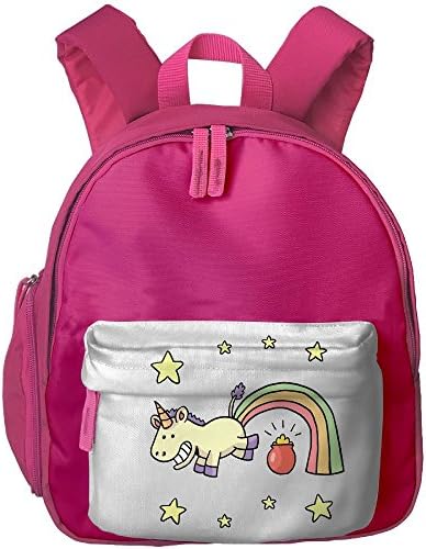 Kid's Cute Cute Unicorn Shitting Rainbows Funny Unicorn School Bags/Packbags For Boys And Girls