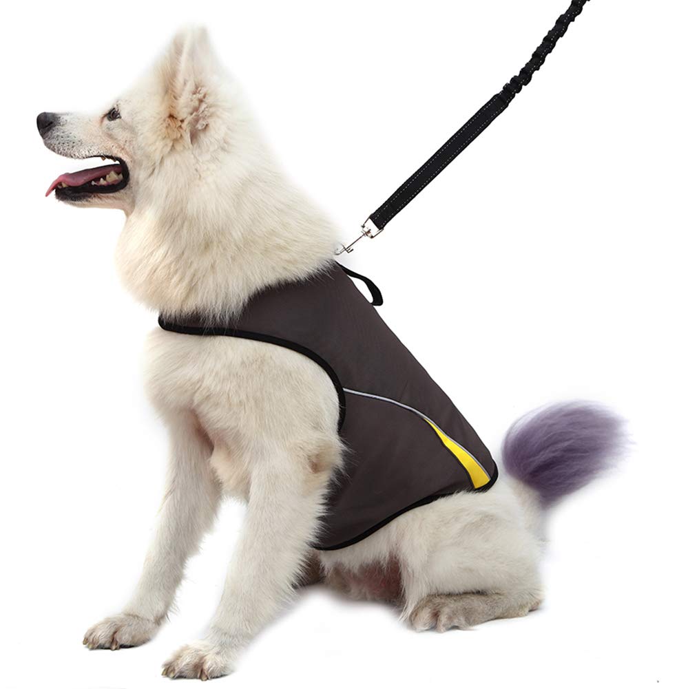 Dog Anxiety Jacket Keep Calming Vest Thunder Coat with D-Ring and Training Handle for Large Dogs