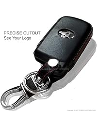 Massimiliano Incas Dobrev - Funda de piel con 4 botones para mando a distancia de Toyota Camry Highlander RAV4 Avalon