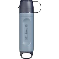 LifeStraw Peak Series – Solo Personal Water Filter for Hiking, Camping, Travel, Survival and Emergency preparedness. Removes