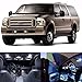LED White Lights Interior Package Kit For Ford Excursion 2000-2005 (14 Bulbs)