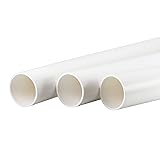 MECCANIXITY PVC Rigid Round Pipe 45.2mm ID 50mm OD